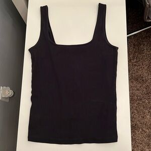 Essential Tuckable Squareneck Rib Tank